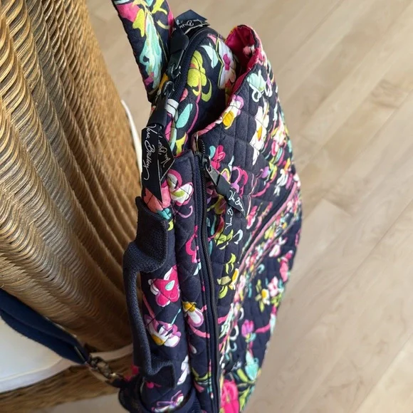 Vera Bradley Ribbons Sling Tennis Backpack - Picture 7 of 9